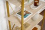 Nordure Elysian Travertino y Dorado